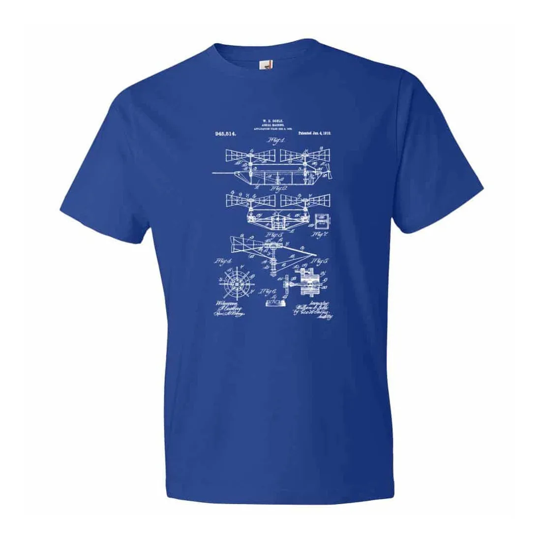 1910 Aerial Machine Patent T-Shirt - Patent T-Shirt, Old Patent t-shirt, Aviation t-shirt, Airplane t-shirt, Pilot Gift, Airplane Shirt