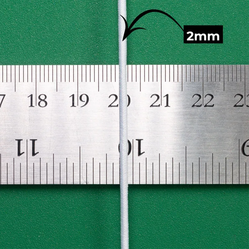 2mm Elastic Cord | 20 to 100 Meters