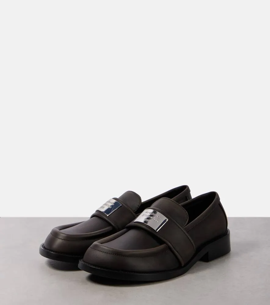 Acne Studios Logo loafers