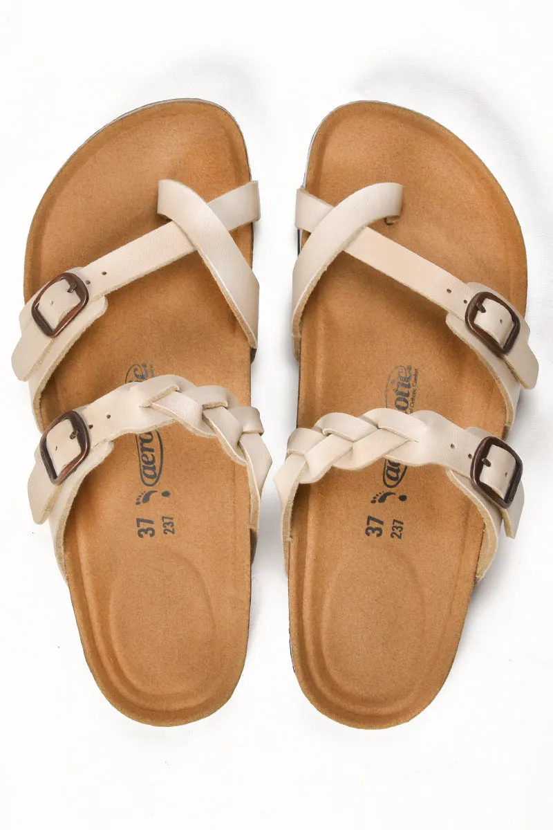 Aerothotic - Women's Irenic Cork Footbed Slide Sandals