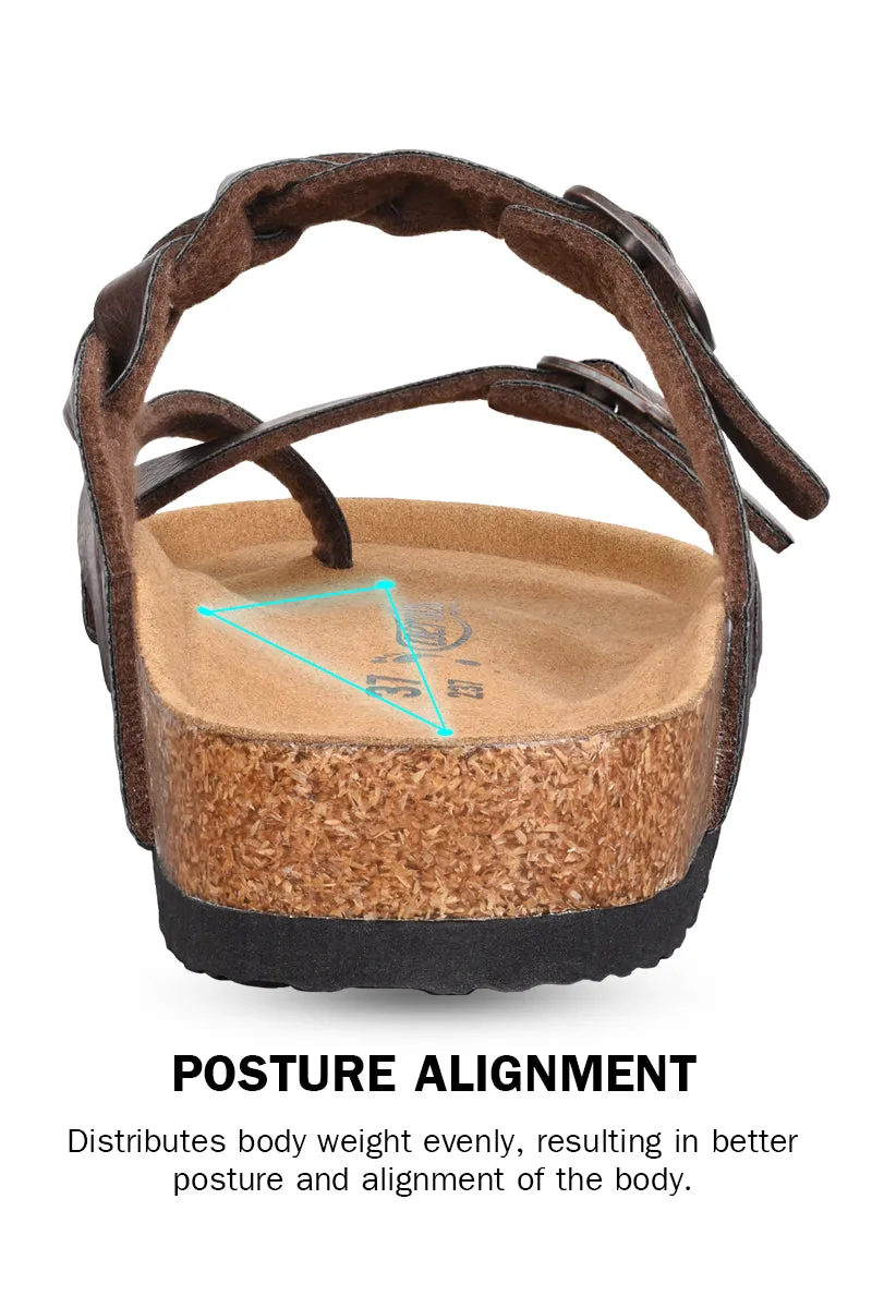 Aerothotic - Women's Irenic Cork Footbed Slide Sandals
