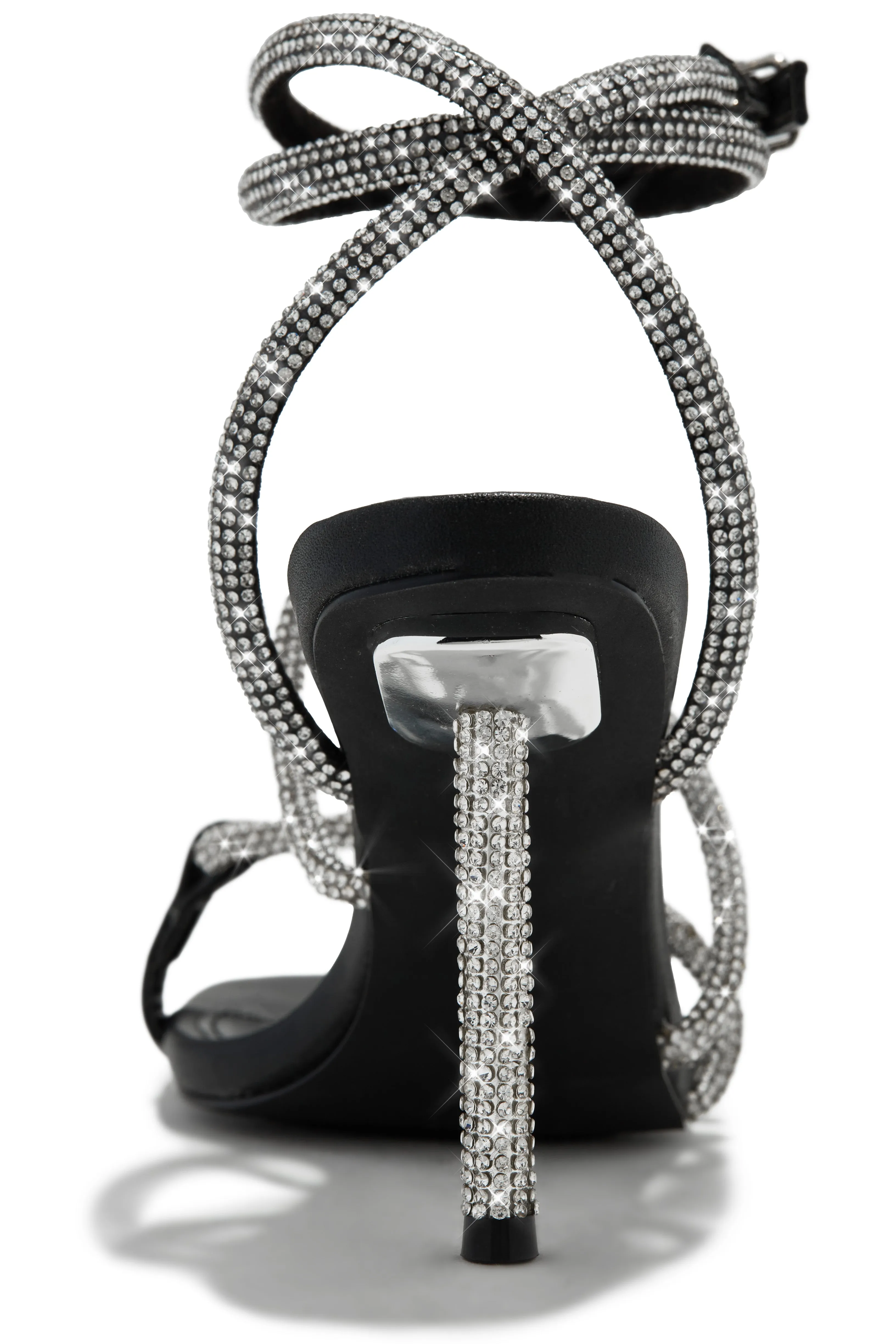 Ayiana Embellished Heels - Black