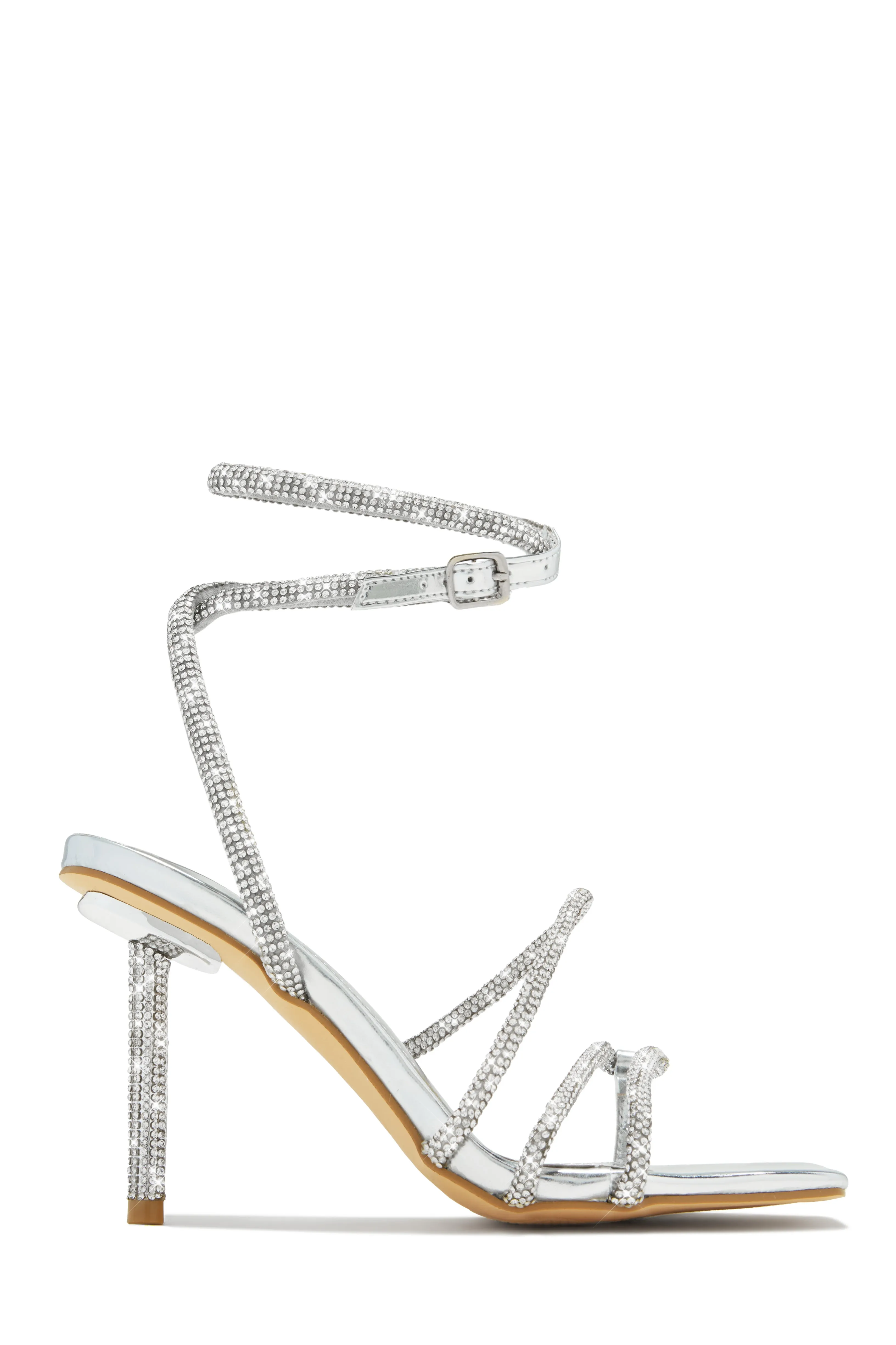 Ayiana Embellished Heels - Black