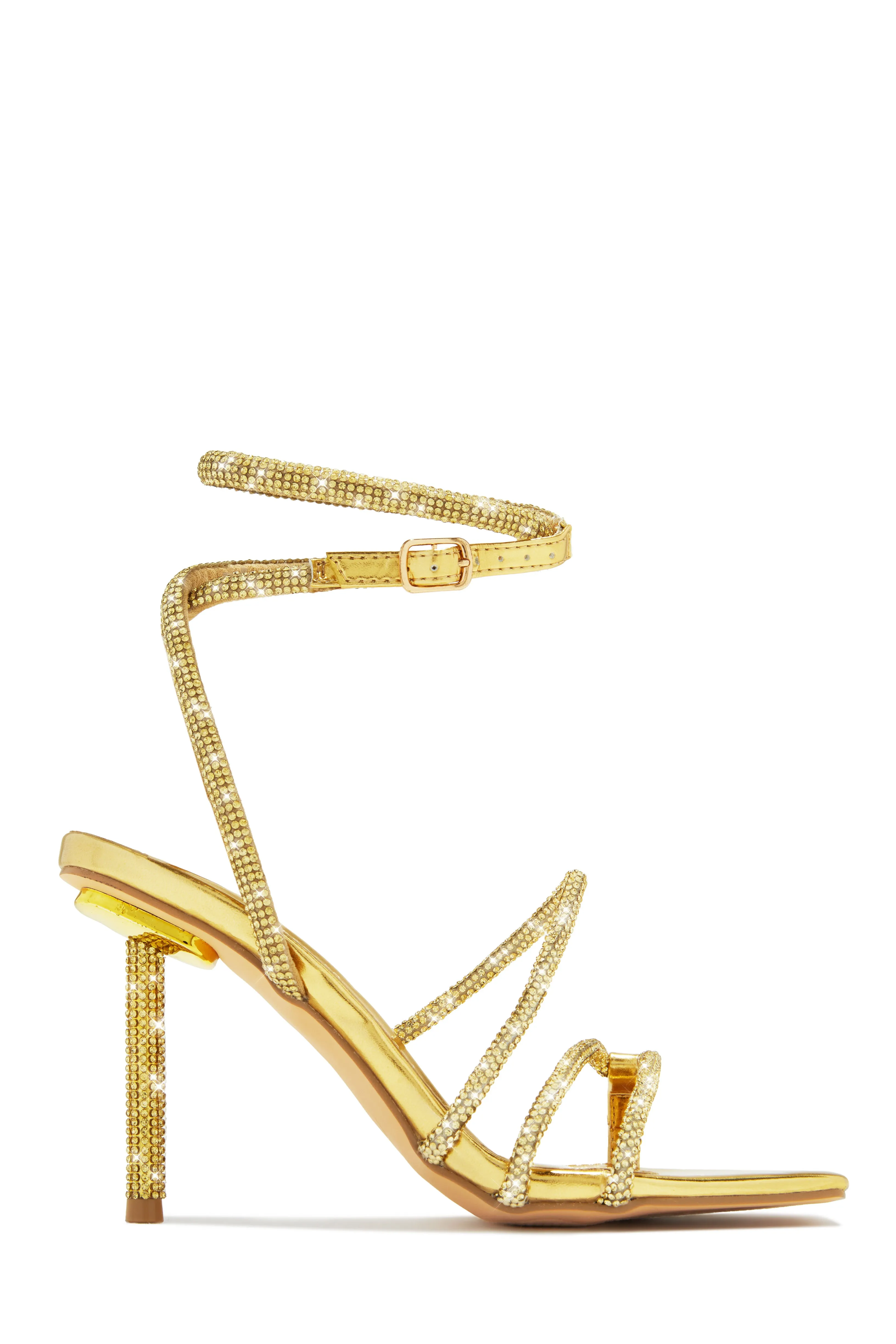 Ayiana Embellished Heels - Black