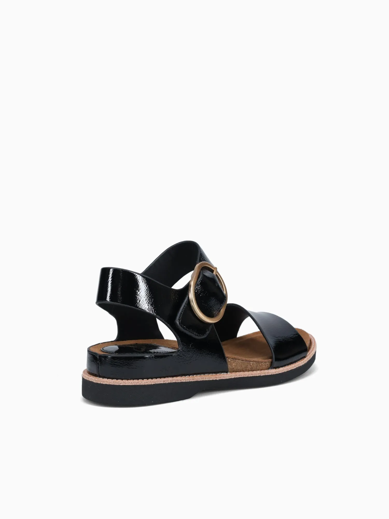 Bali Black Crinckle Patent