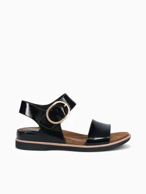 Bali Black Crinckle Patent