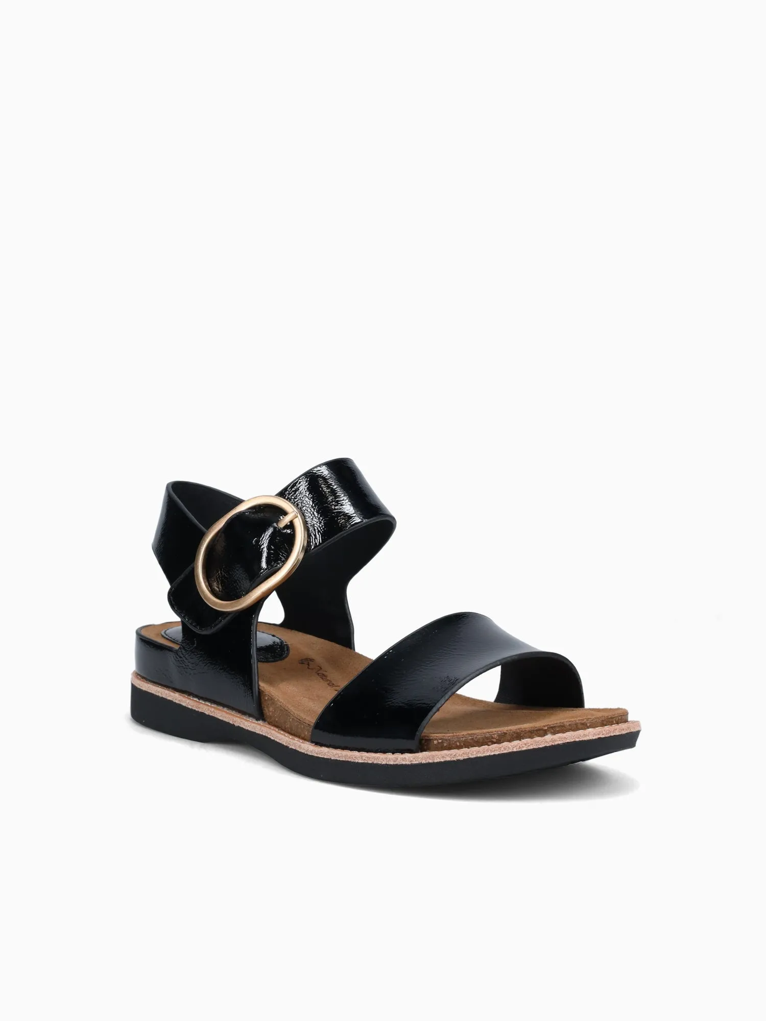Bali Black Crinckle Patent
