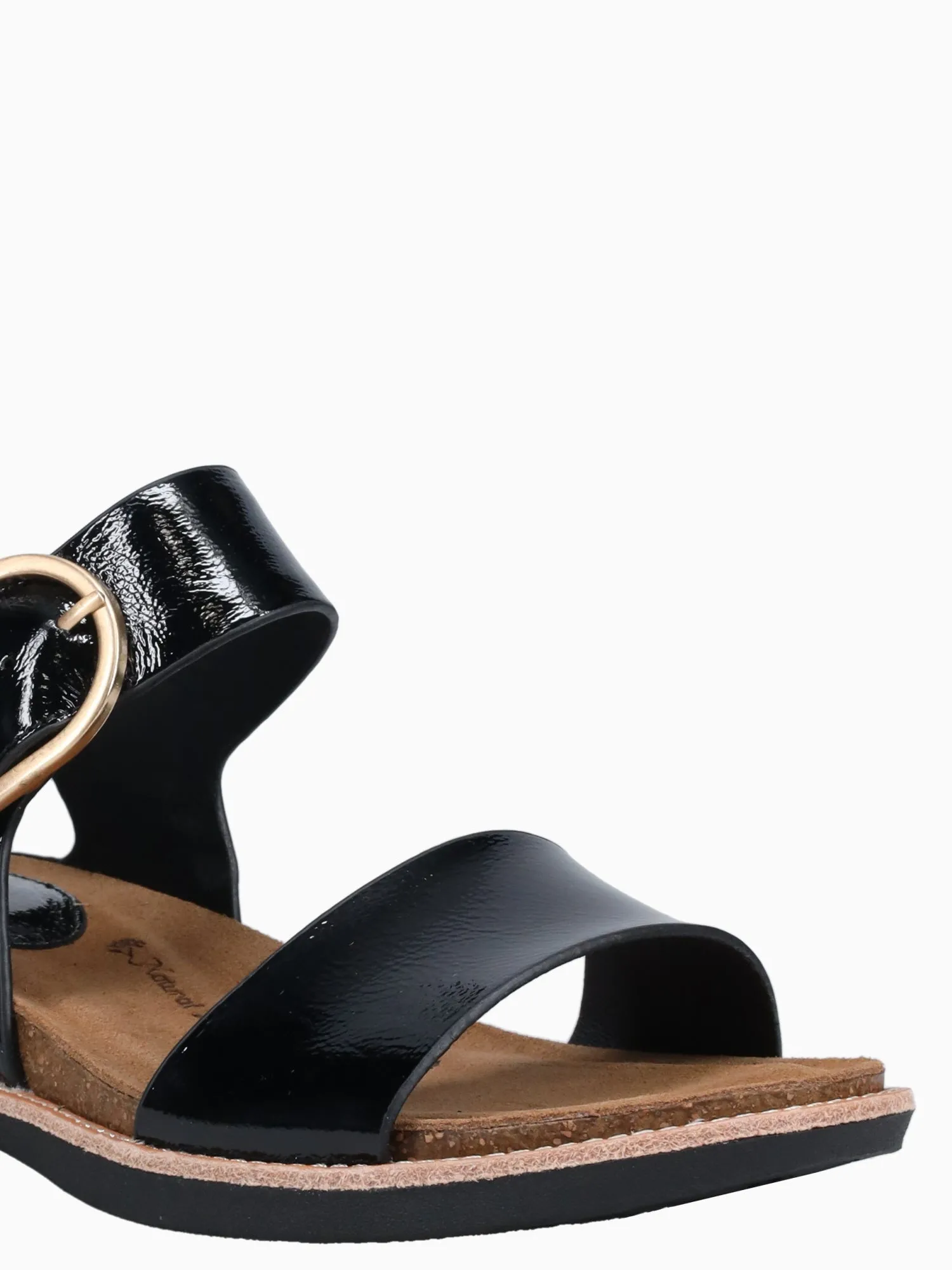 Bali Black Crinckle Patent