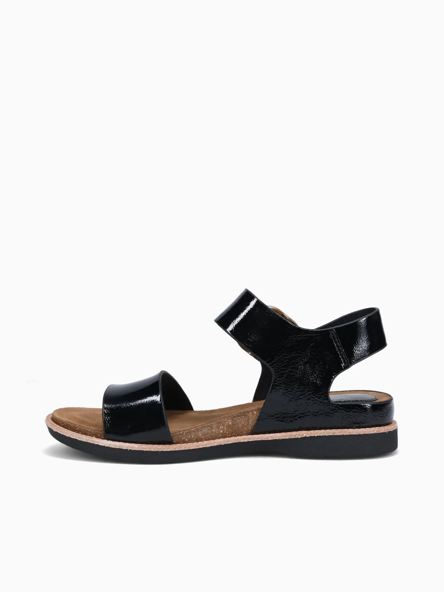 Bali Black Crinckle Patent