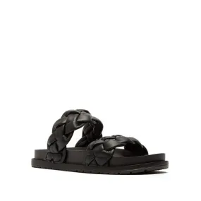 Blakely Black Braided Sandal