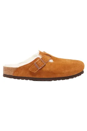 Boston Shearling-lined Backless Loafers
