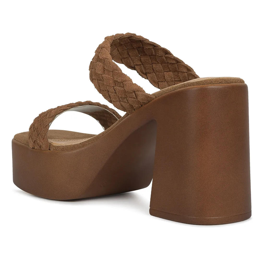 Braided Detail Platform Sandals