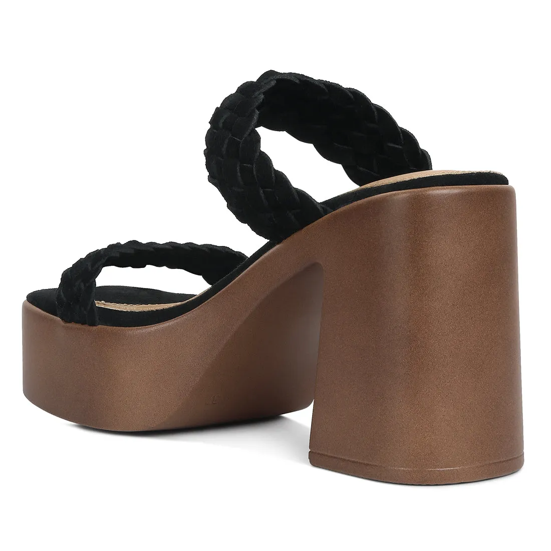 Braided Detail Platform Sandals