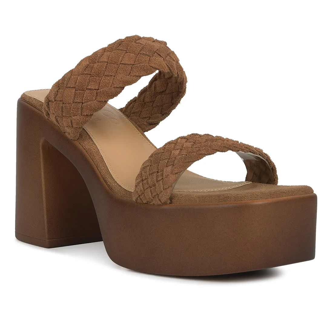 Braided Detail Platform Sandals