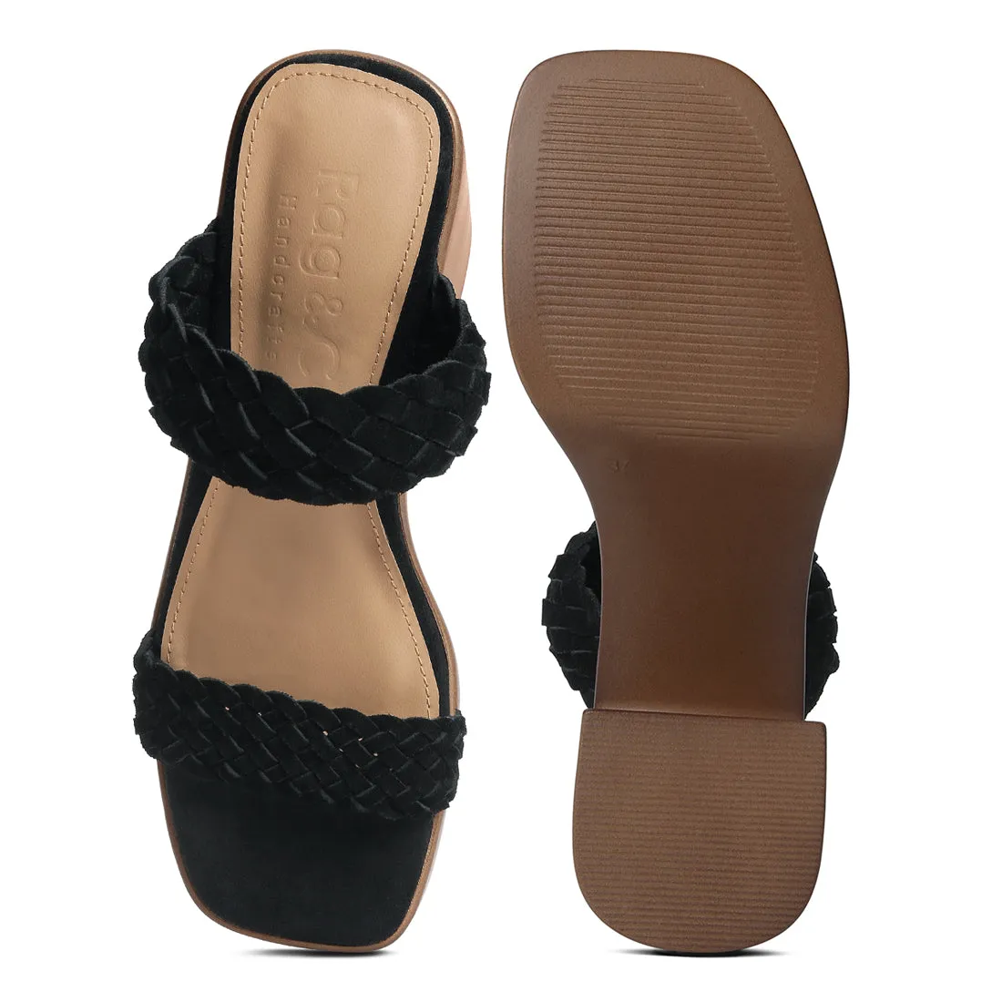Braided Detail Platform Sandals