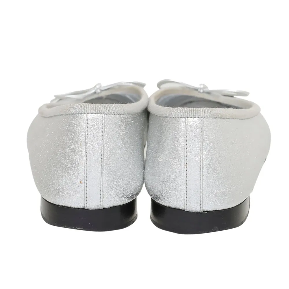 Chanel Bicolor CC Cap Toe Flat Ballerina 38