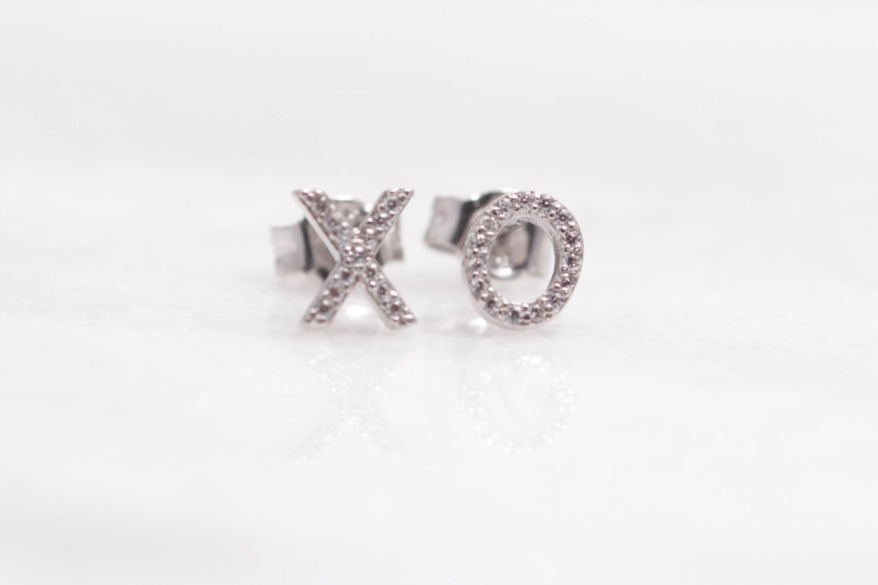 Crystal X and O Studs