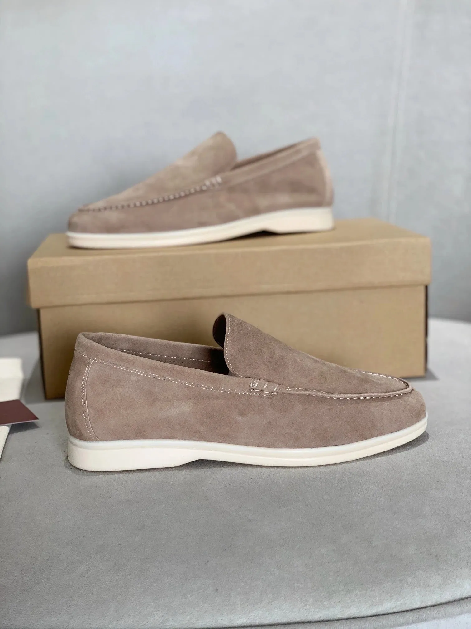 Dave - Men's suede leather loafers