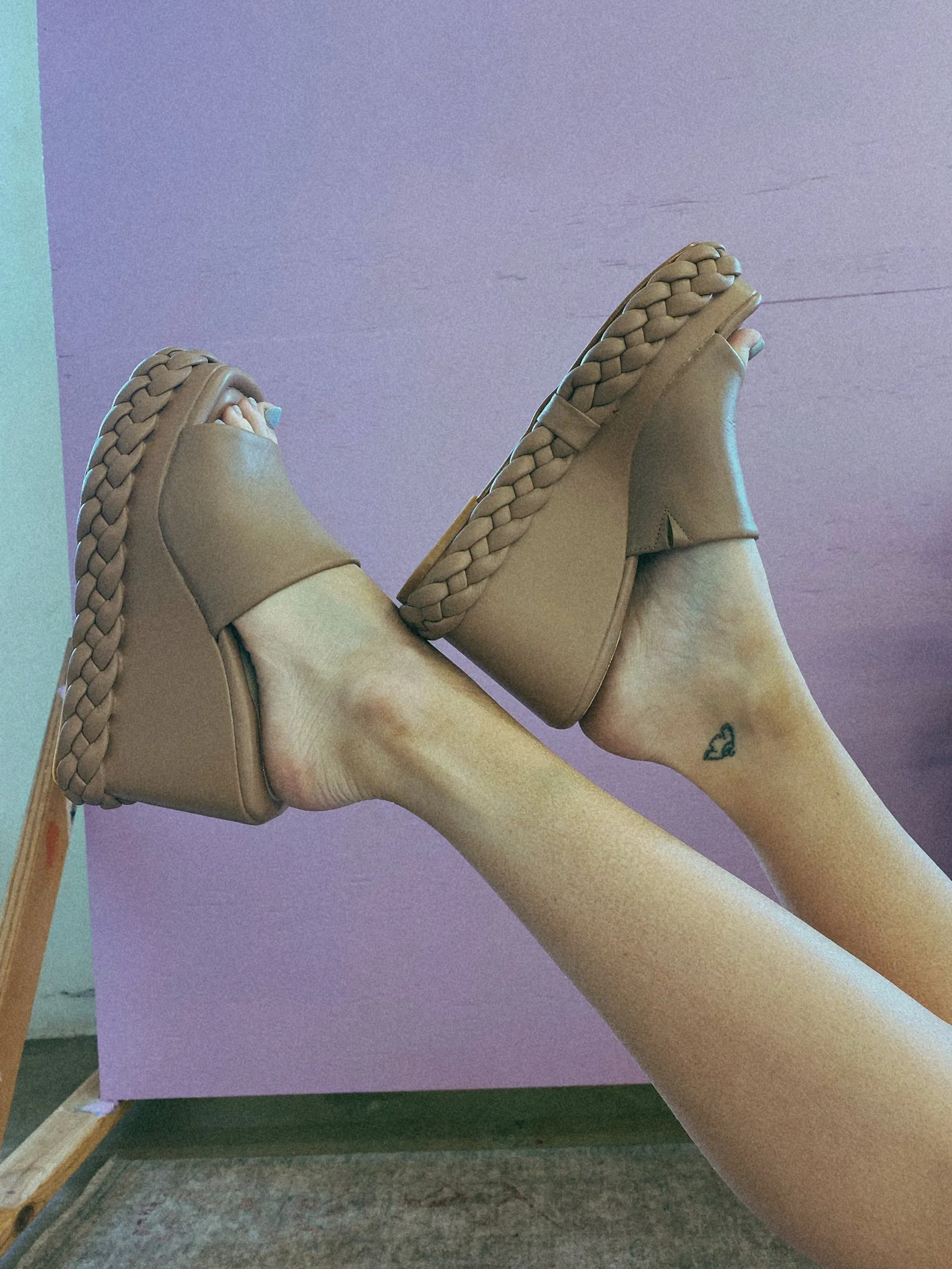 Dolce Vita Elene Wedges - Cafe Leather