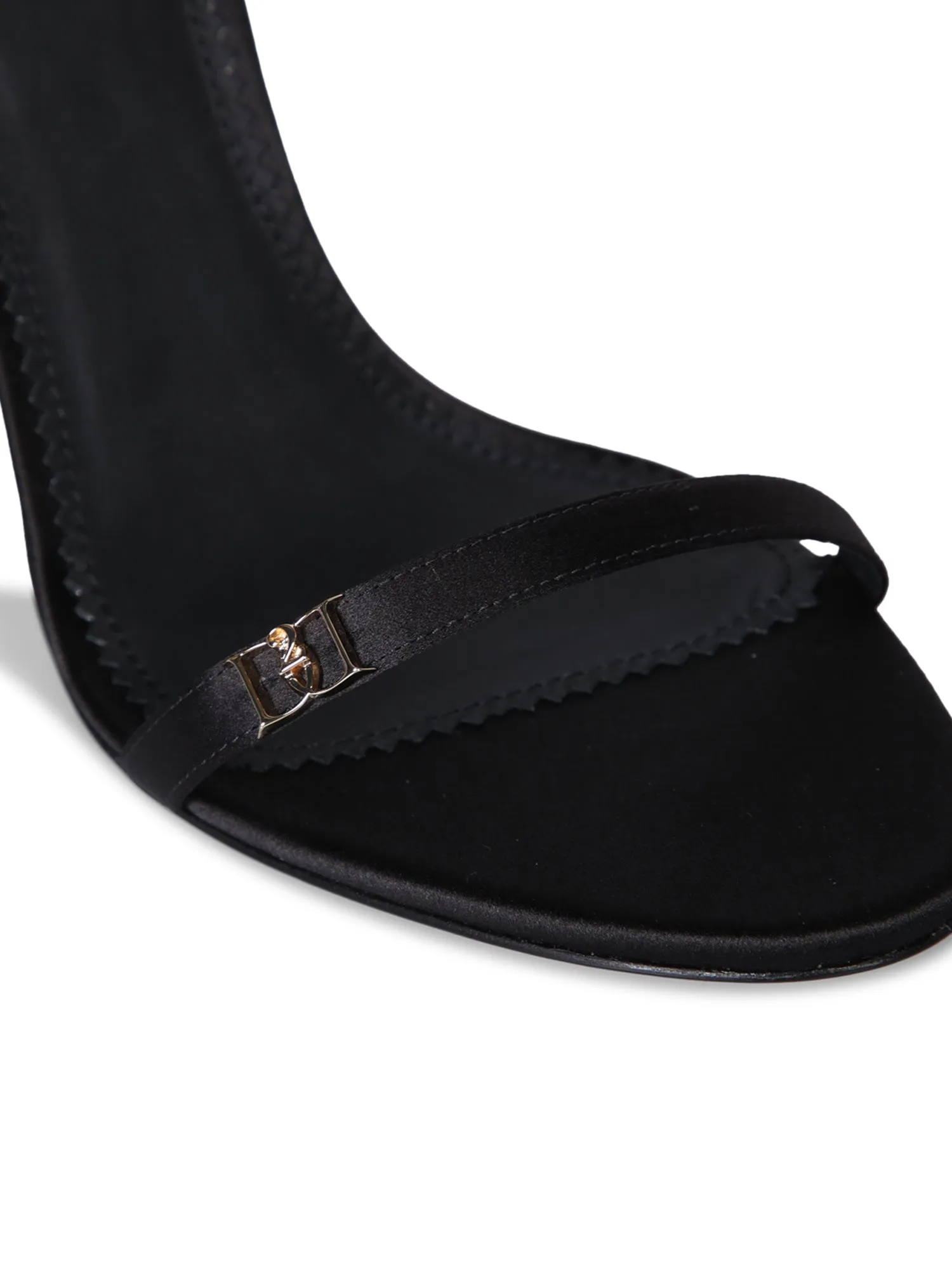 Double D Black Mules Sandals