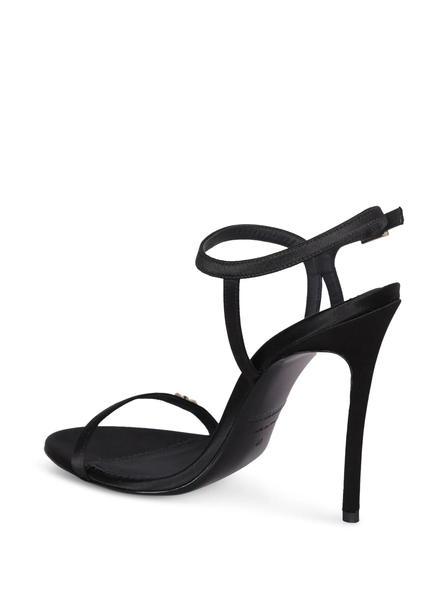Double D Black Mules Sandals