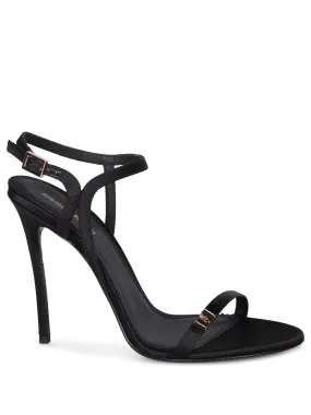 Double D Black Mules Sandals