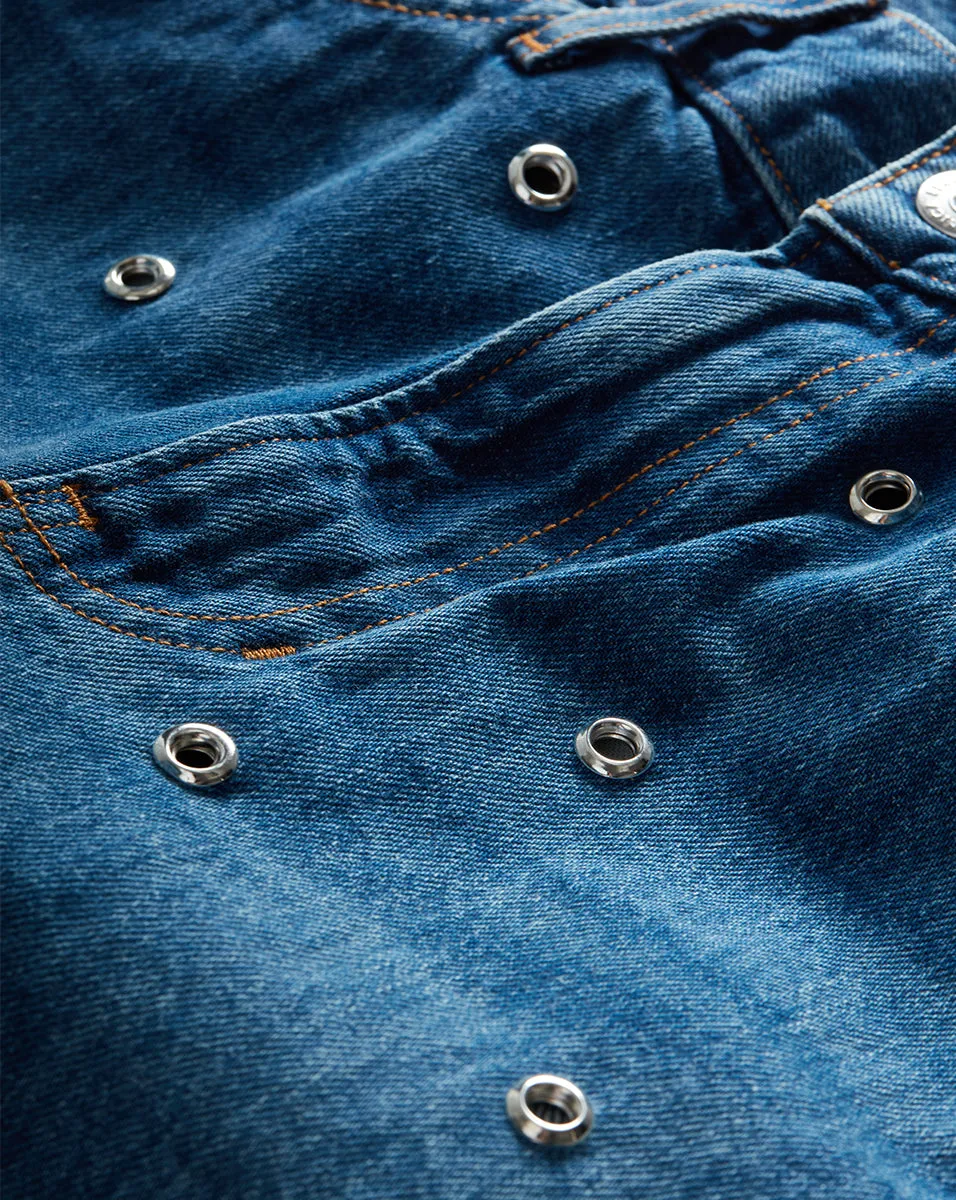 Dylan Grommet Straight-Leg Jean