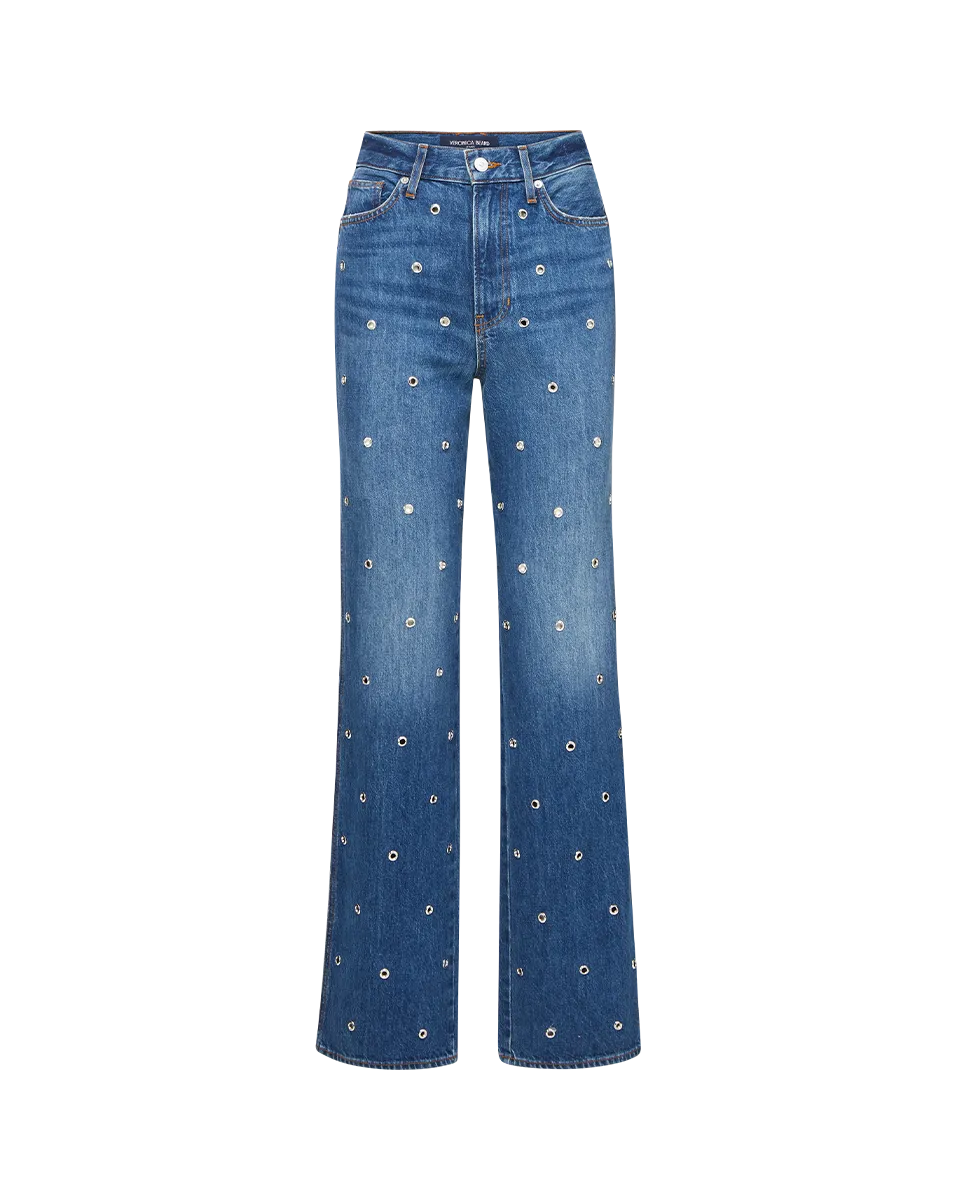 Dylan Grommet Straight-Leg Jean
