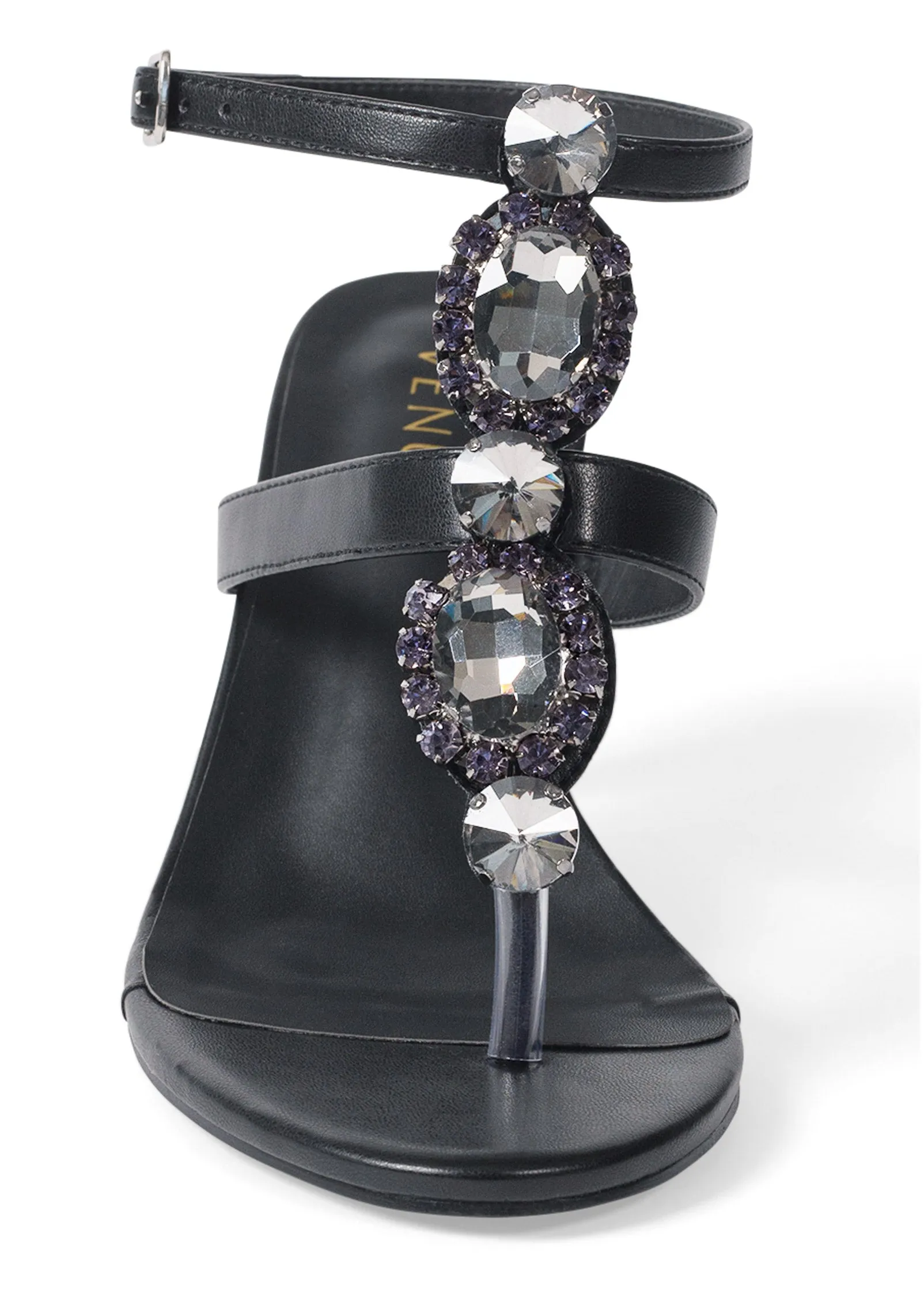 Embellished Heels - Black Multi