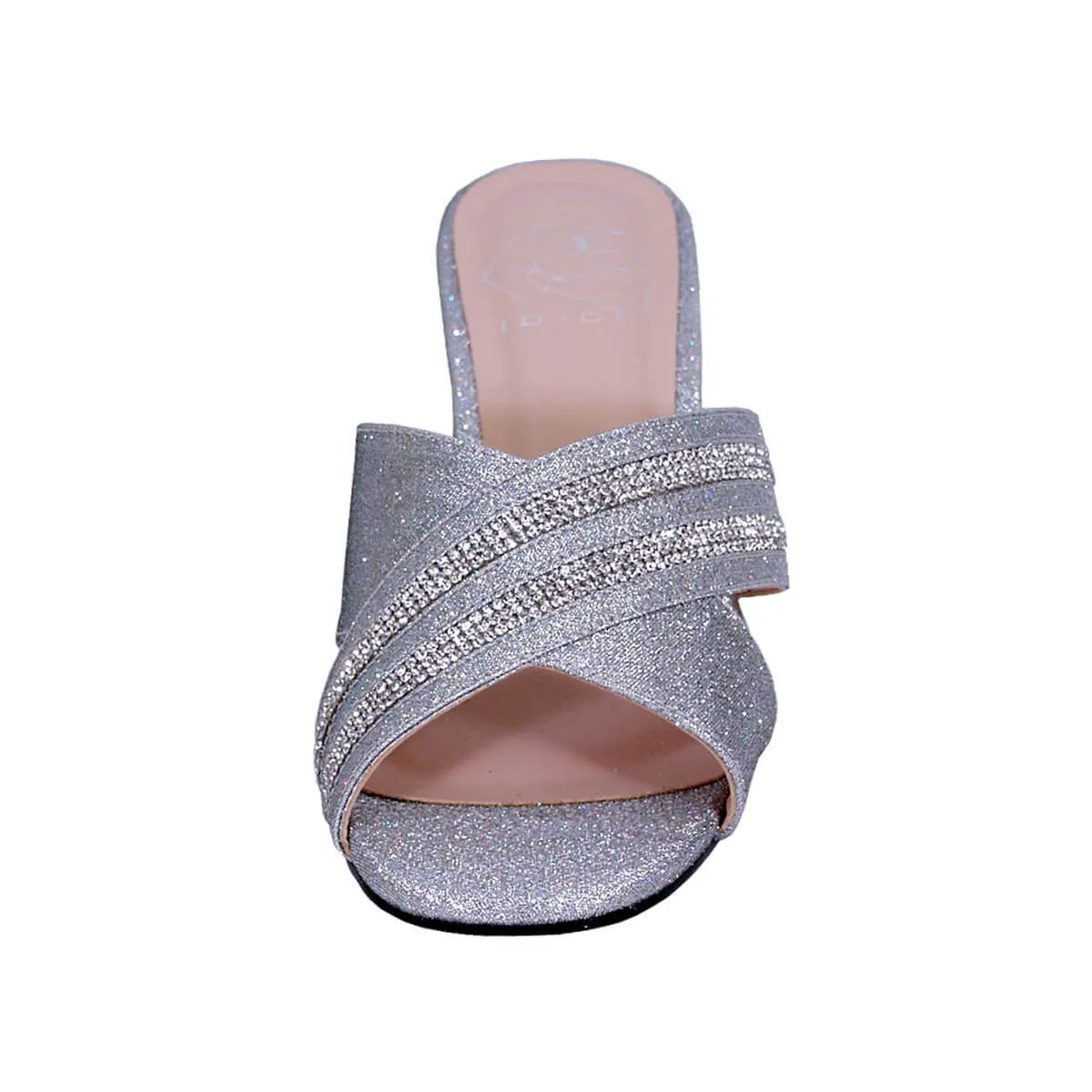 FLORAL Denise Women's Wide Width Rhinestone Dress Sandals