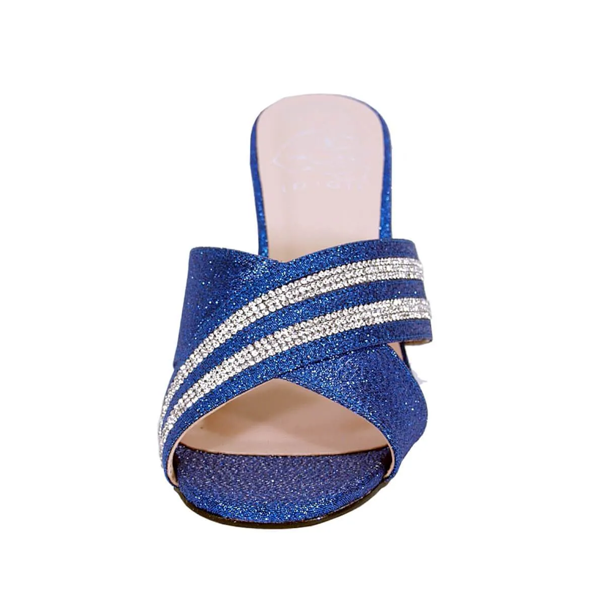 FLORAL Denise Women's Wide Width Rhinestone Dress Sandals
