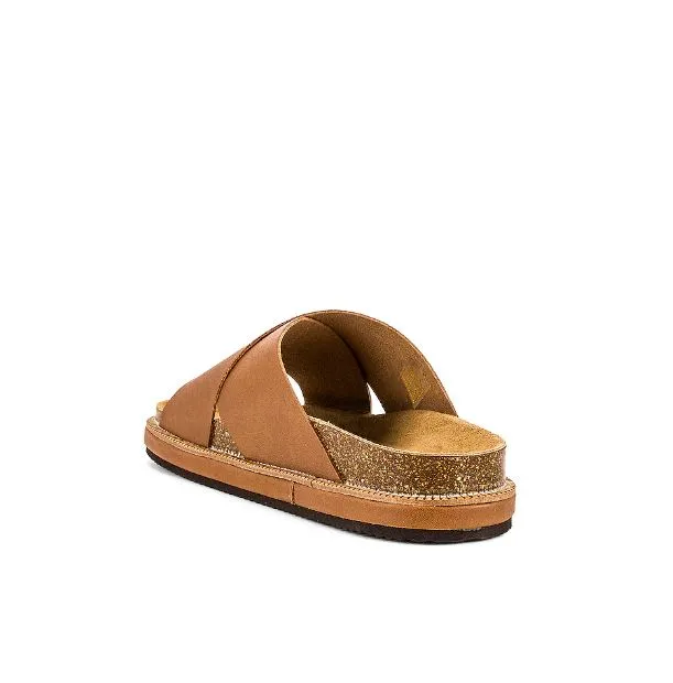 Free People Womens Sidelines Footbed Sandal