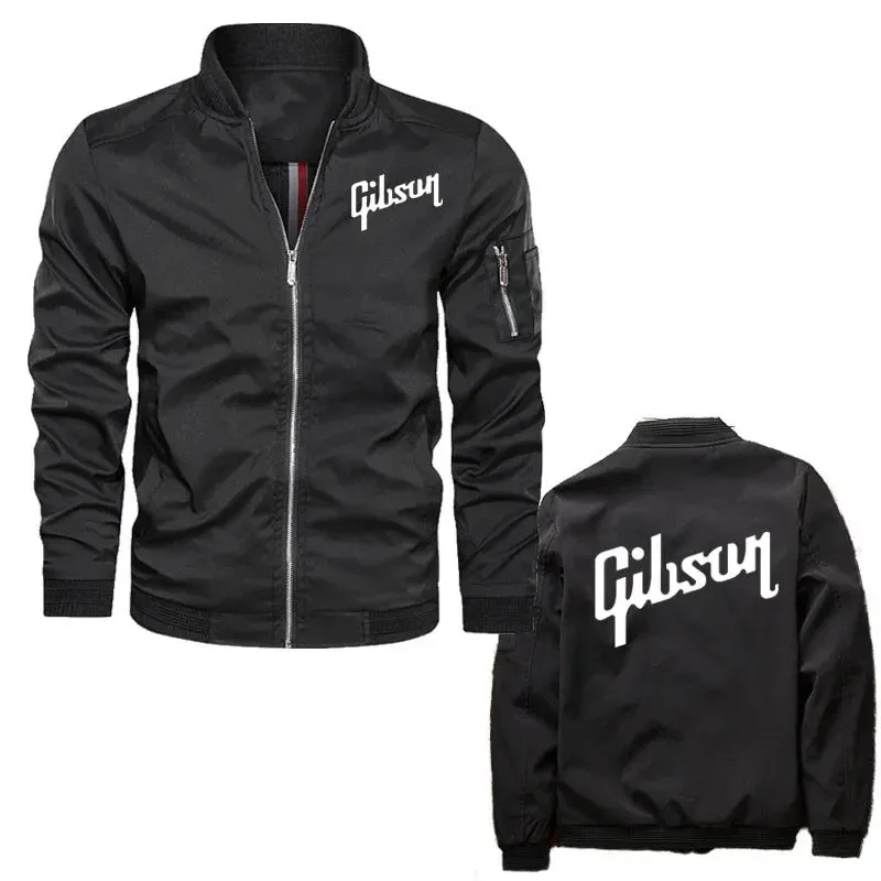 Gibson Men's Tactical Bomber Jacket – Waterproof Streetwear Windbreaker for the Bold & Reckless