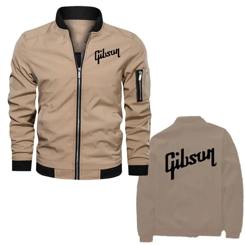 Gibson Men's Tactical Bomber Jacket – Waterproof Streetwear Windbreaker for the Bold & Reckless