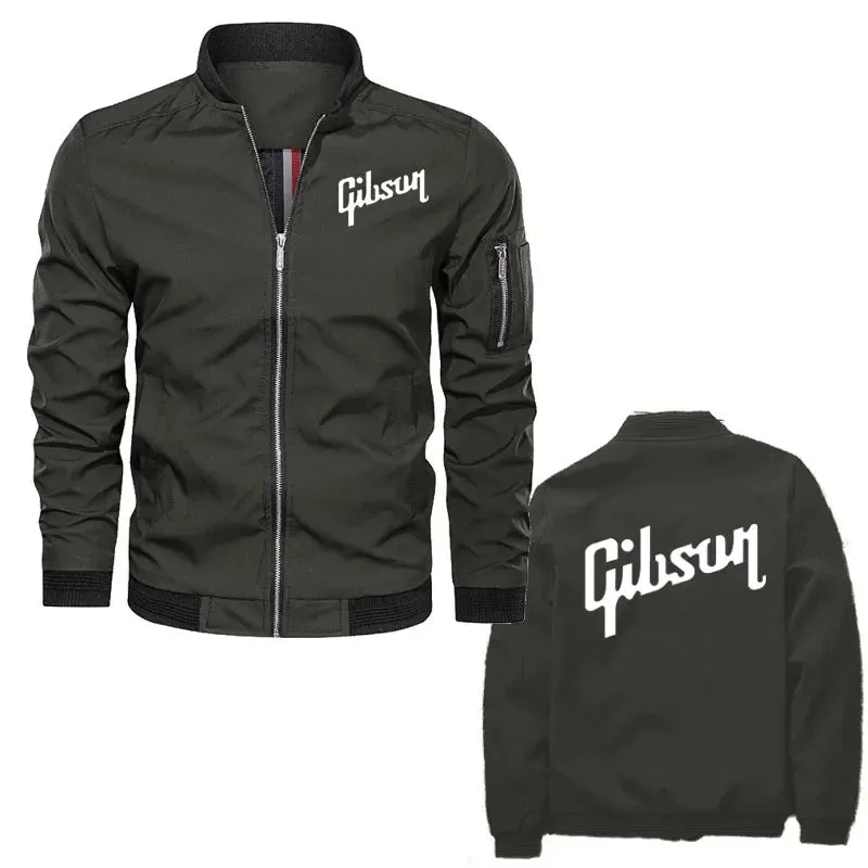 Gibson Men's Tactical Bomber Jacket – Waterproof Streetwear Windbreaker for the Bold & Reckless