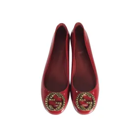 Gucci GG Studded Flats