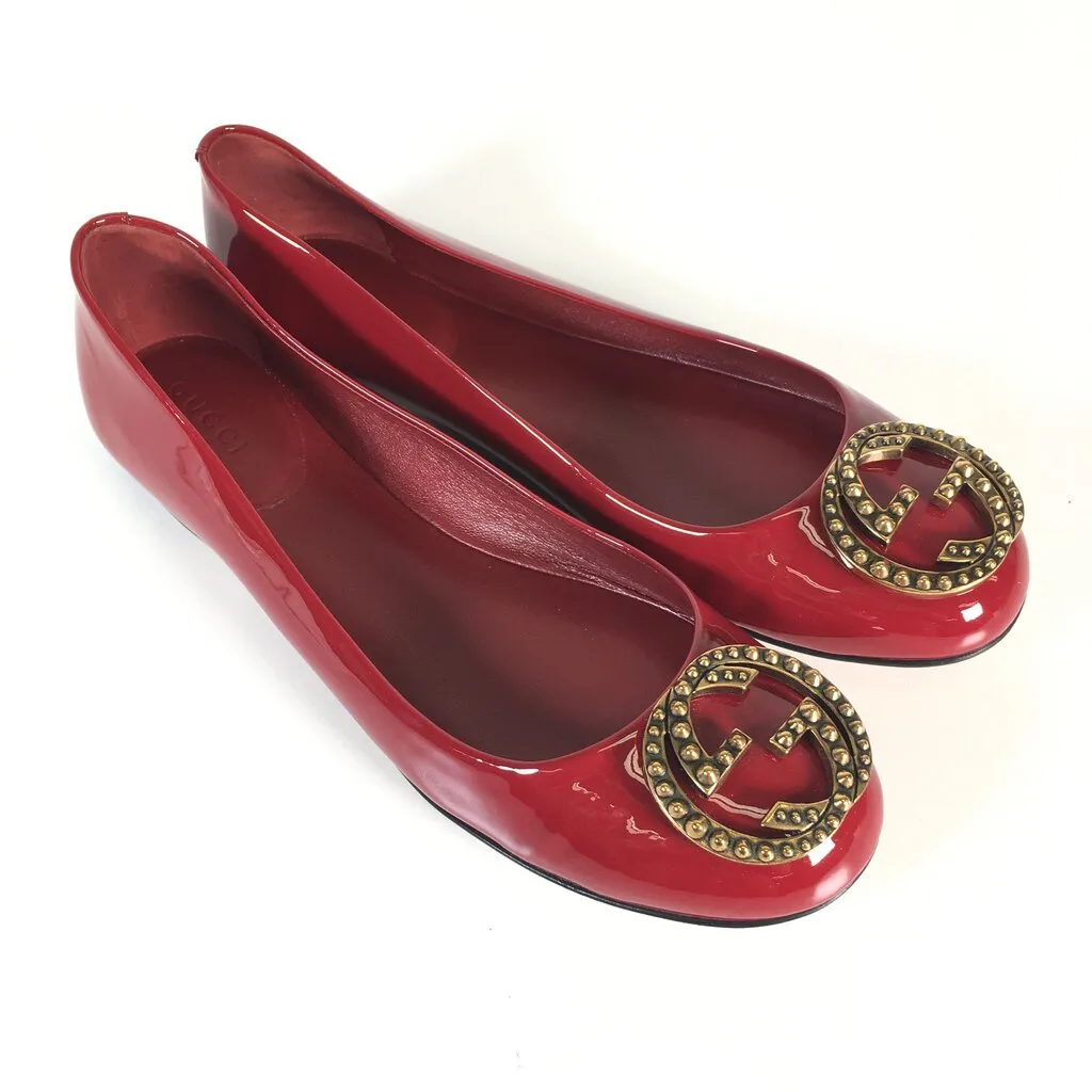 Gucci GG Studded Flats