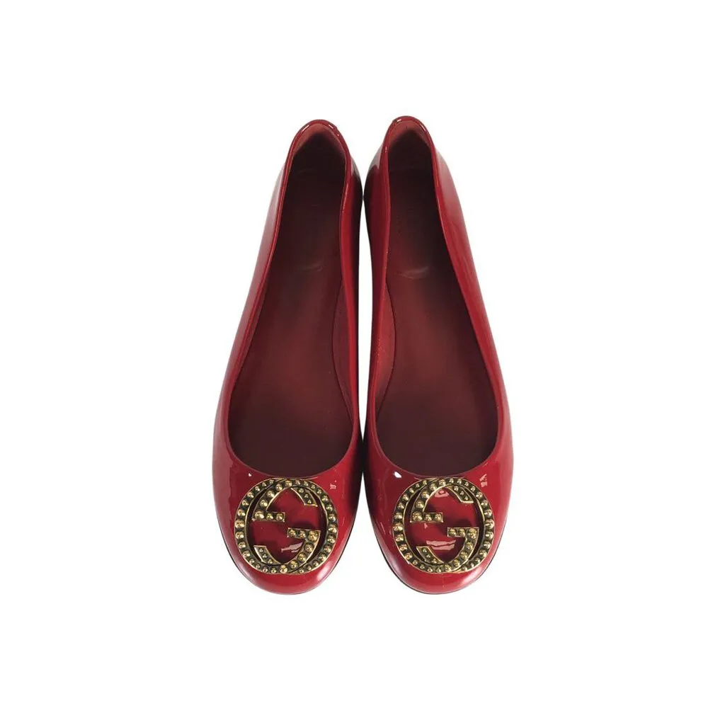 Gucci GG Studded Flats