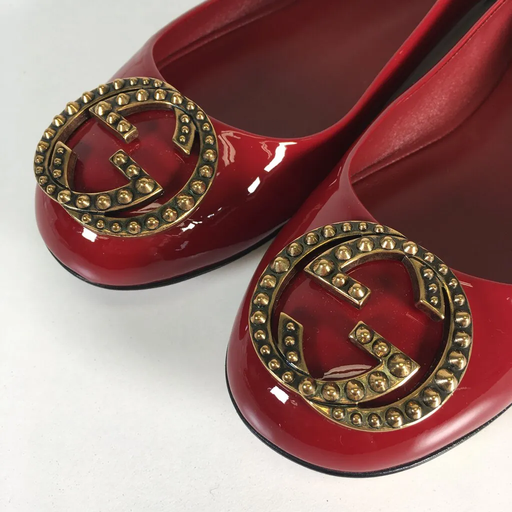 Gucci GG Studded Flats