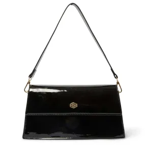 June Handbag in Black Patent