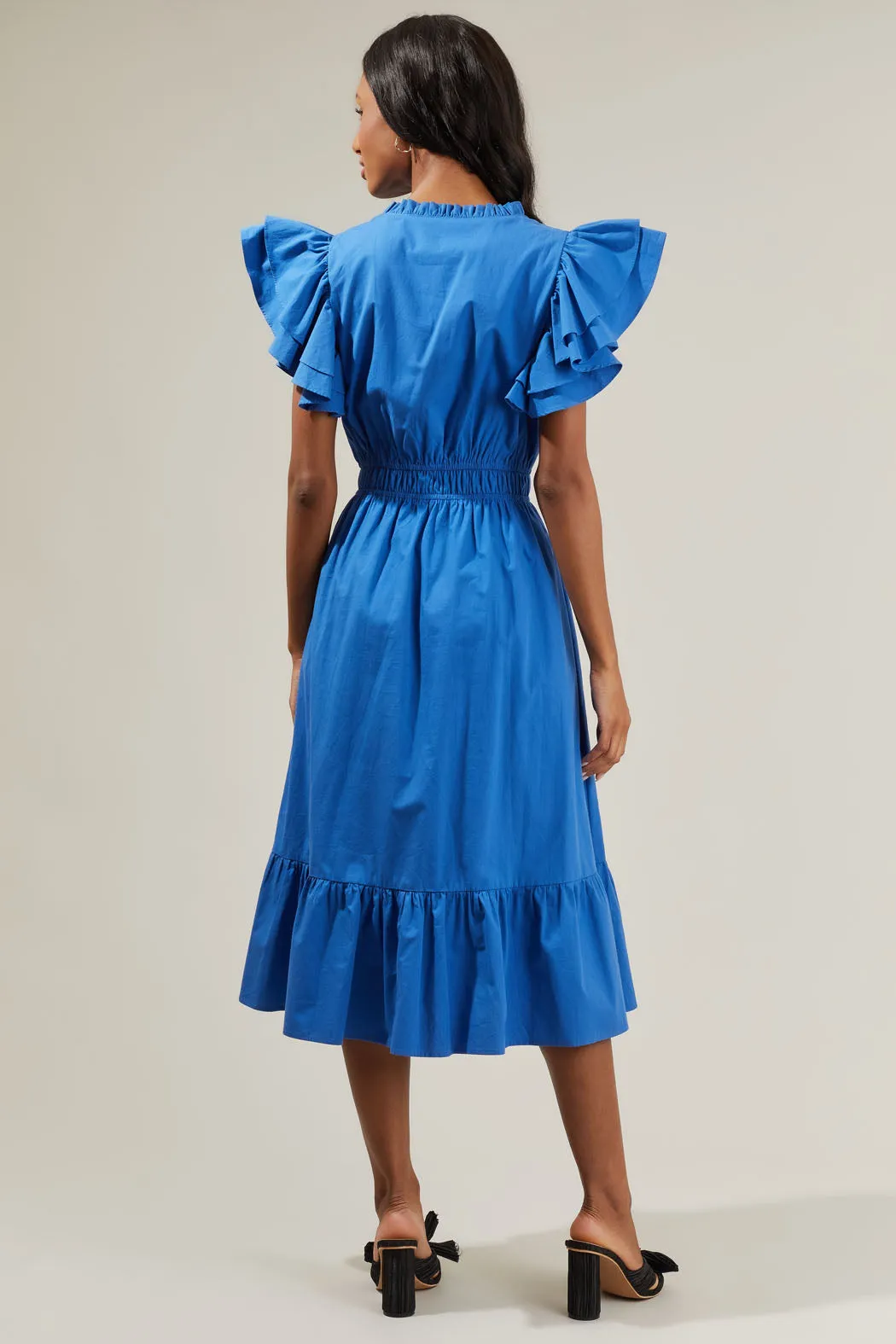 Kinny Poplin Maxi Dress