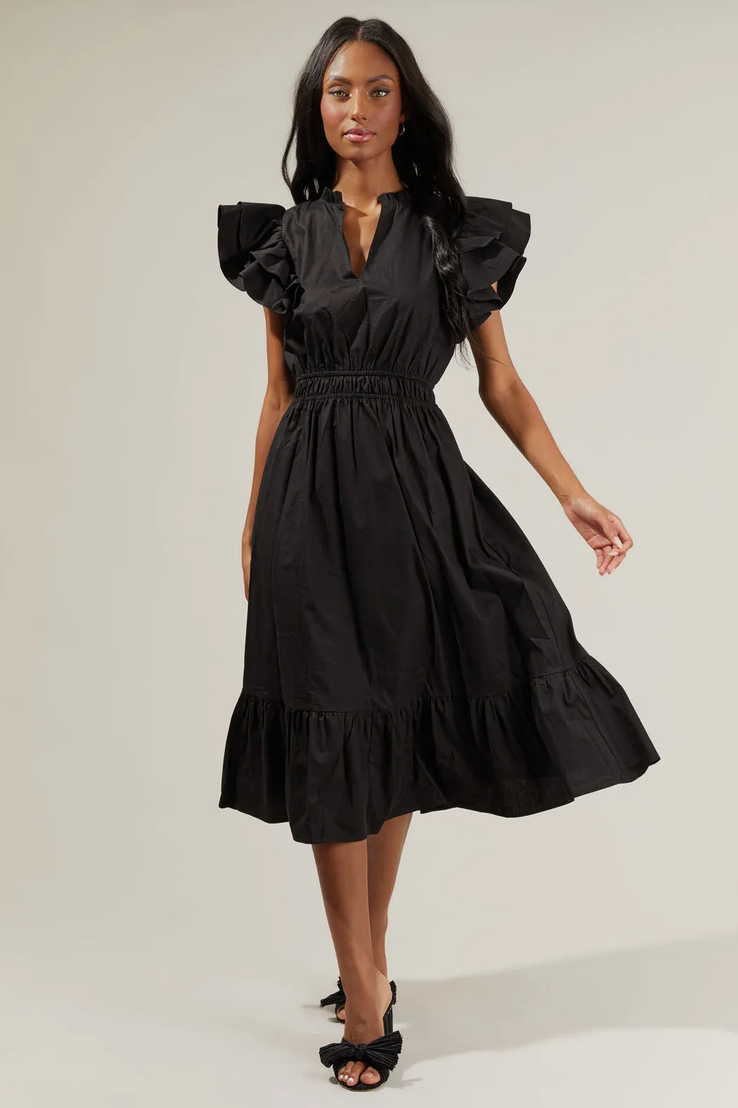 Kinny Poplin Maxi Dress