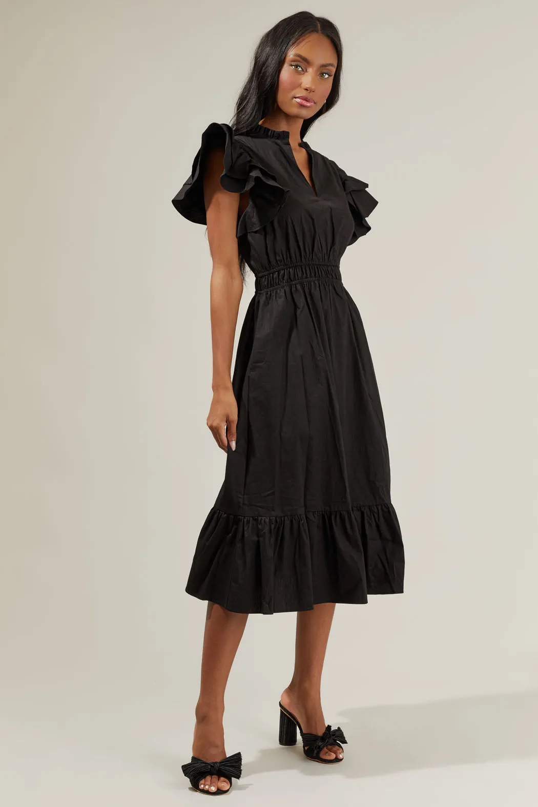 Kinny Poplin Maxi Dress