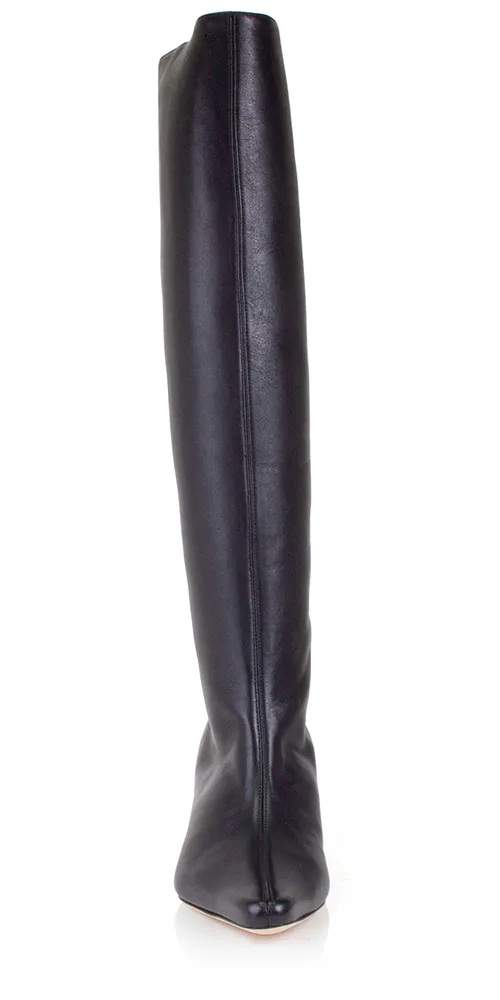 Kitten Stevie 42 Black Leather Boots