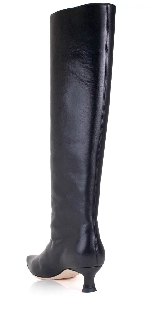 Kitten Stevie 42 Black Leather Boots