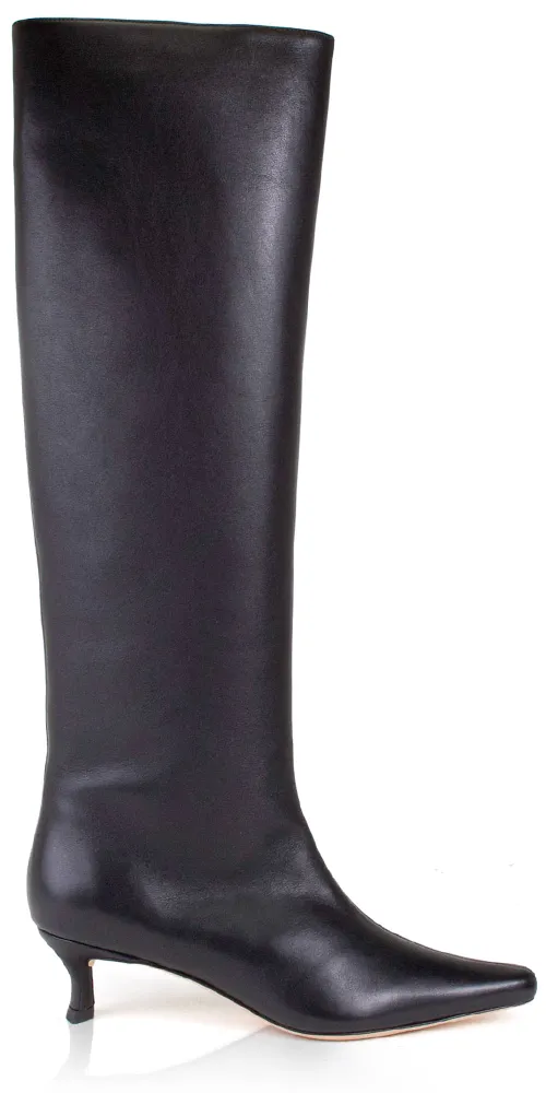 Kitten Stevie 42 Black Leather Boots