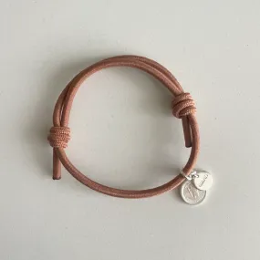 KNOT BRACELET CARAMEL BROWN