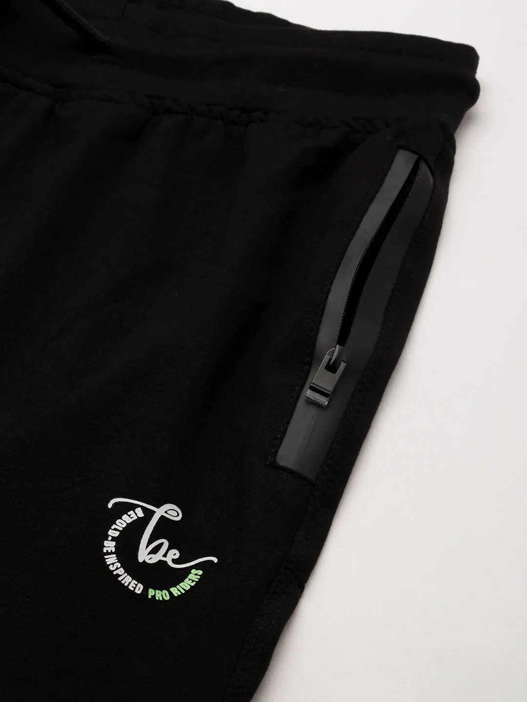 Men Black Solid  Track Pant