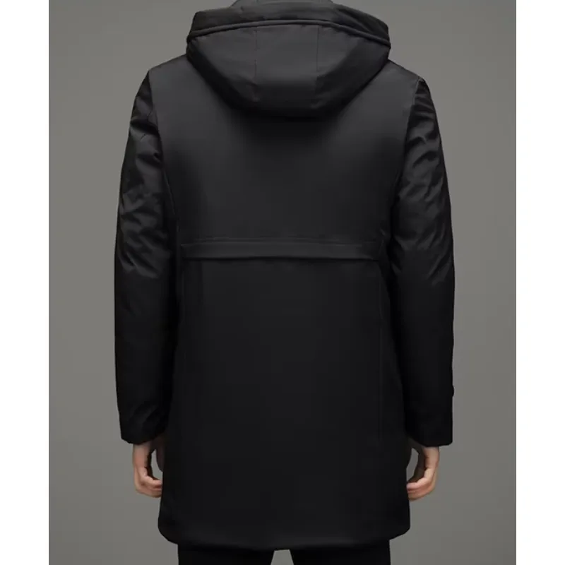 Men - Winter Parka Jacket - Hooded with Zip Pockets - Warm & Stylish Outerwear