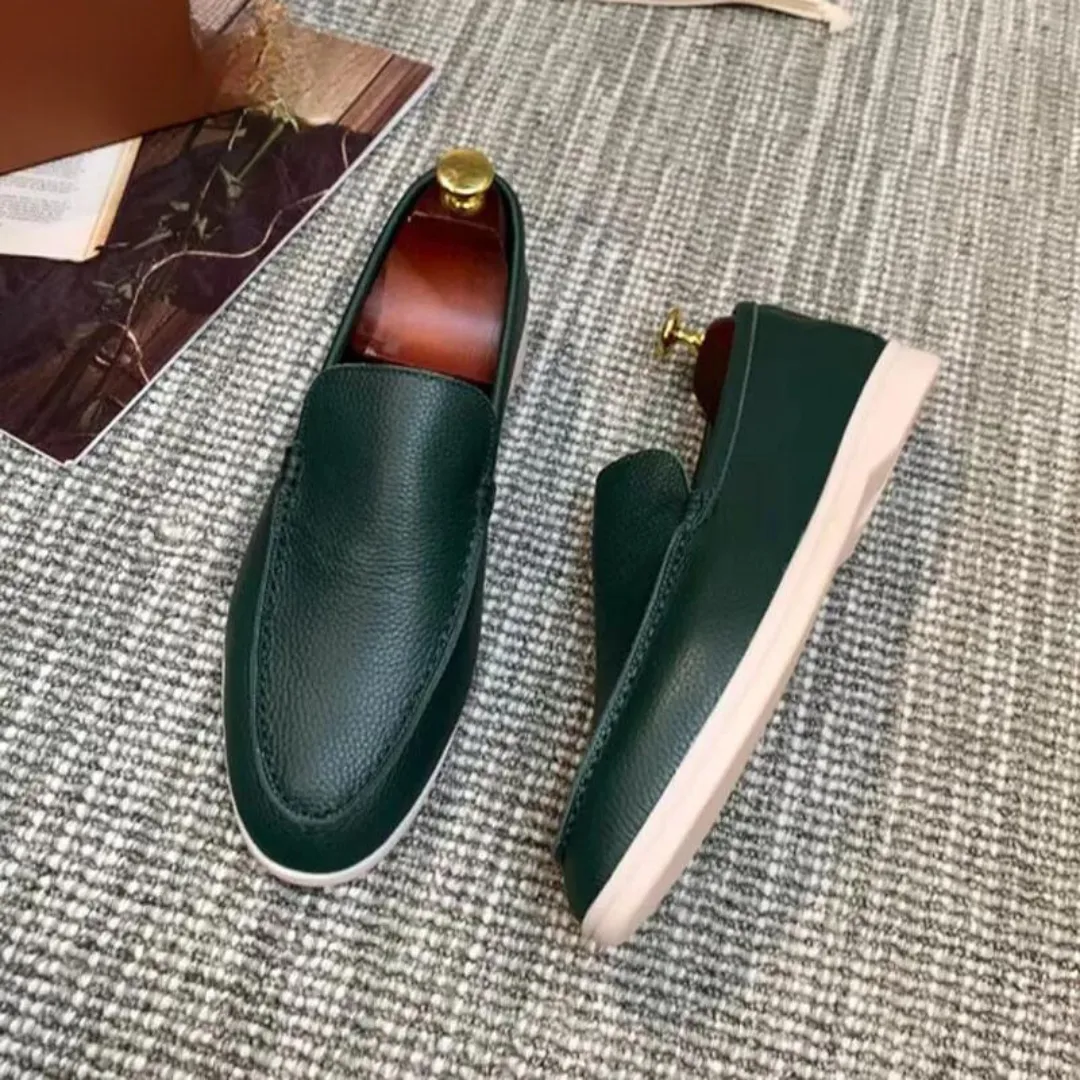 Mocassin i ko-läder för män